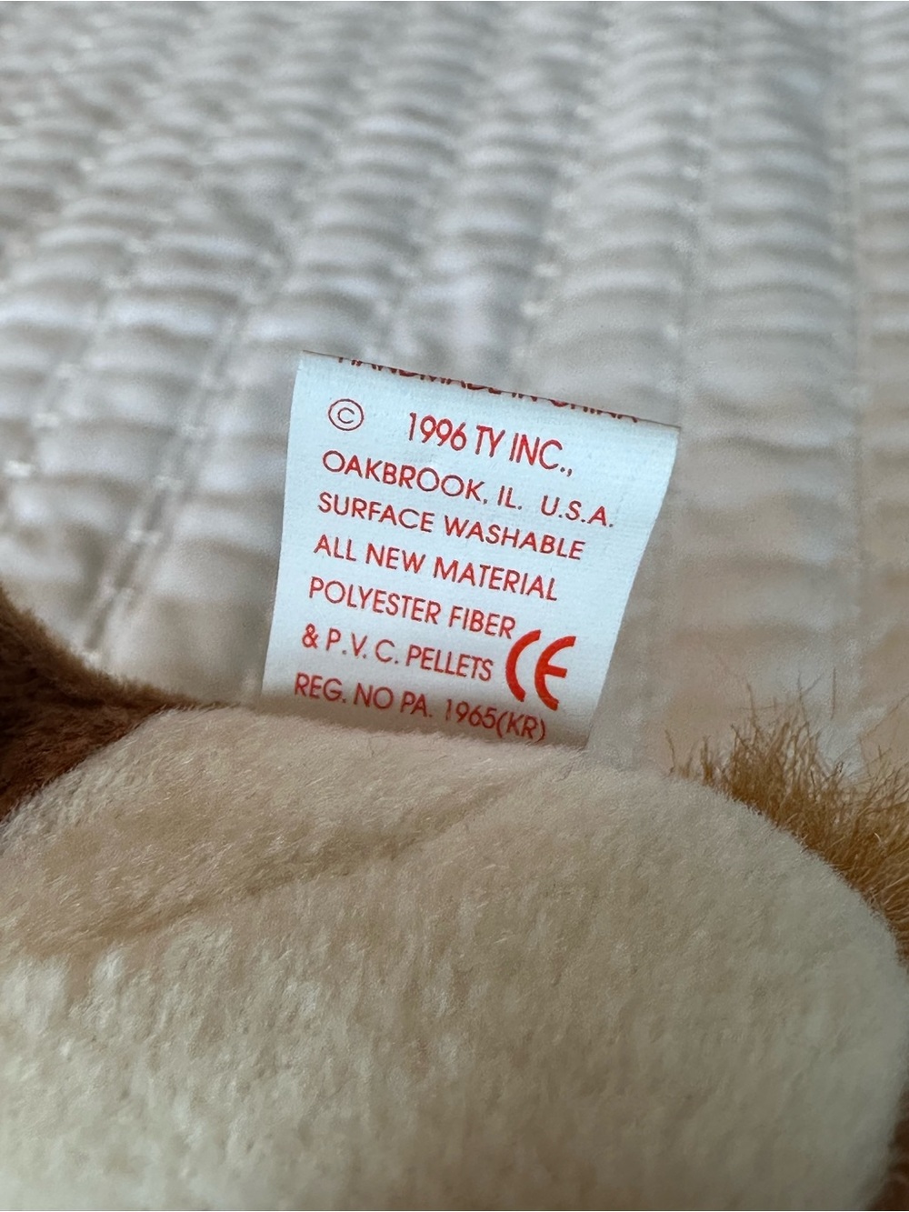 Nuts the Squirrel Beanie Baby - Picture 8 of 8